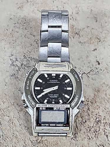 casio カシオ AW-61 動作品 1517 Vintage Casio AW-61 1750 Watch Analog Digital / Japan
