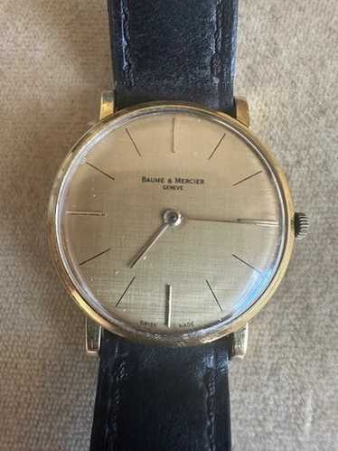 ジャンク品【Baume & Mercier】時計18k 750 ボーム&メルシエ 腕時計 18K クォーツ K18 レディース 750