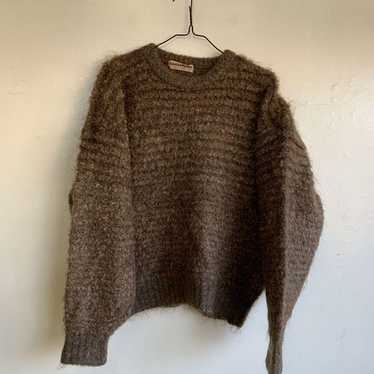 トップス ISSEY MIYAKE mohair knit sweater 1980s Issey Miyake Layered Mohair Sweater - Size M