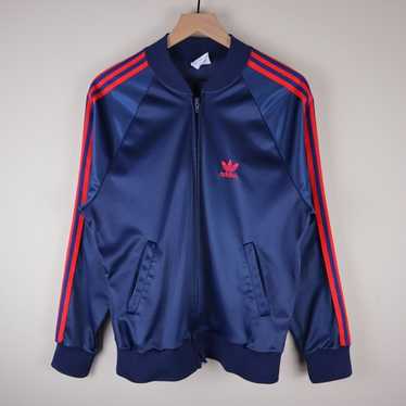 VTG 80s adidas ATP Keyrolan Trefoil Track Jacket Adult Small