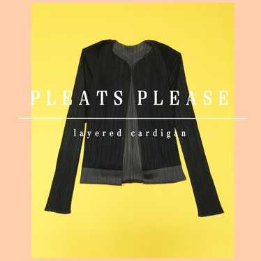 Pleats Please cardigan - Gem