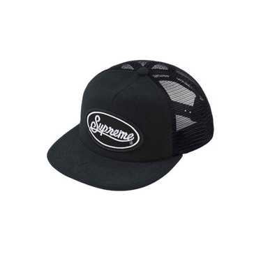 SUPREME Terry Mesh Back 5-Panel Black 黒 Supreme Terry Mesh Back 5-Panel (SS24) - $48