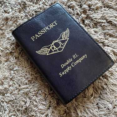 小物 RRL Passport l Case Ralph Lauren RRL Made in Italy Distressed Leather Passport