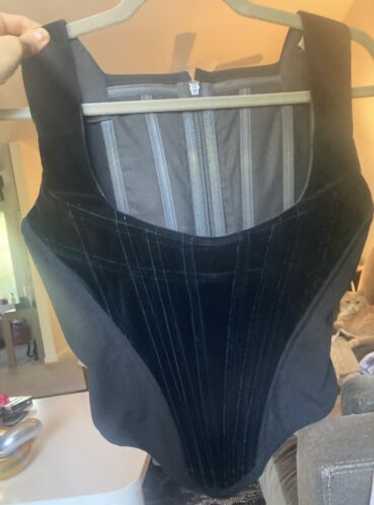 Vivienne Westwood ベルベットコルセット 42 vintage vivienne westwood red label black orb corset top 42