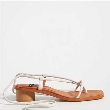 サンダル・ミュール ANGEL ALARCON TRENZADO SANDALS Angel Alarcon — Jeanette Sandal - Sol Panna – Shoe La La