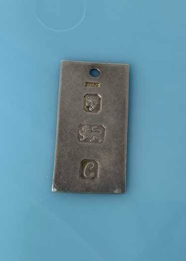 Vintage solid silver ingot - Gem