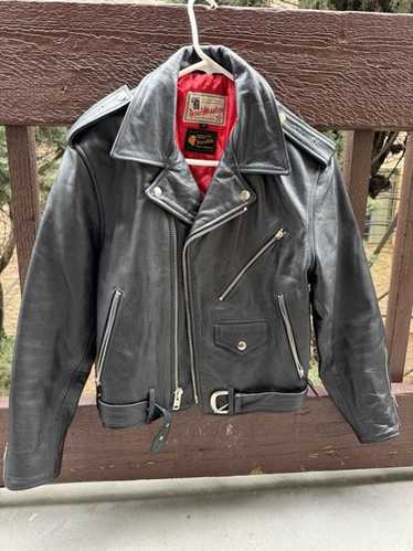 ジャケット・アウター 90s- horse hide leather jacket Men Deep Brown Vintage Horsehide Jacket Heavyweight Thick