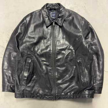 Vintage leather bomber gap jacket - Gem