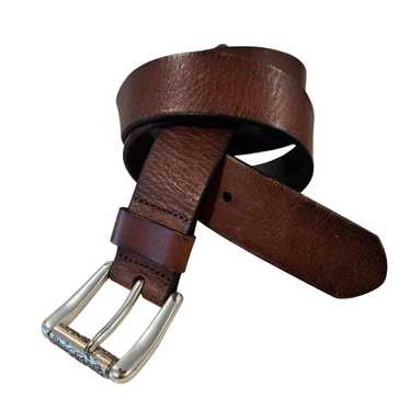 Fossil Women's Belt - Brown/Silver – Fossil Brown… - image 1