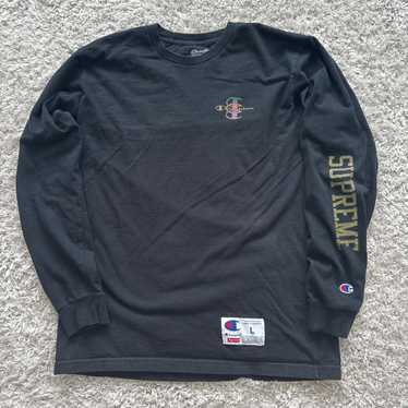 Supreme X Champion LS Tee Red Men's - SS17 - US