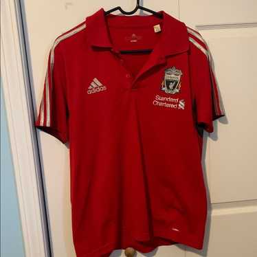 応援グッズ Liverpool FC Mens 2008-09 Liverpool adidas Training Shirt - 8/10 - (S)