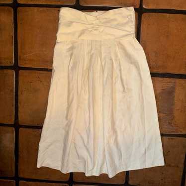 Women's Skirt - White/Cream - S – Vintage 60s cre… - image 1
