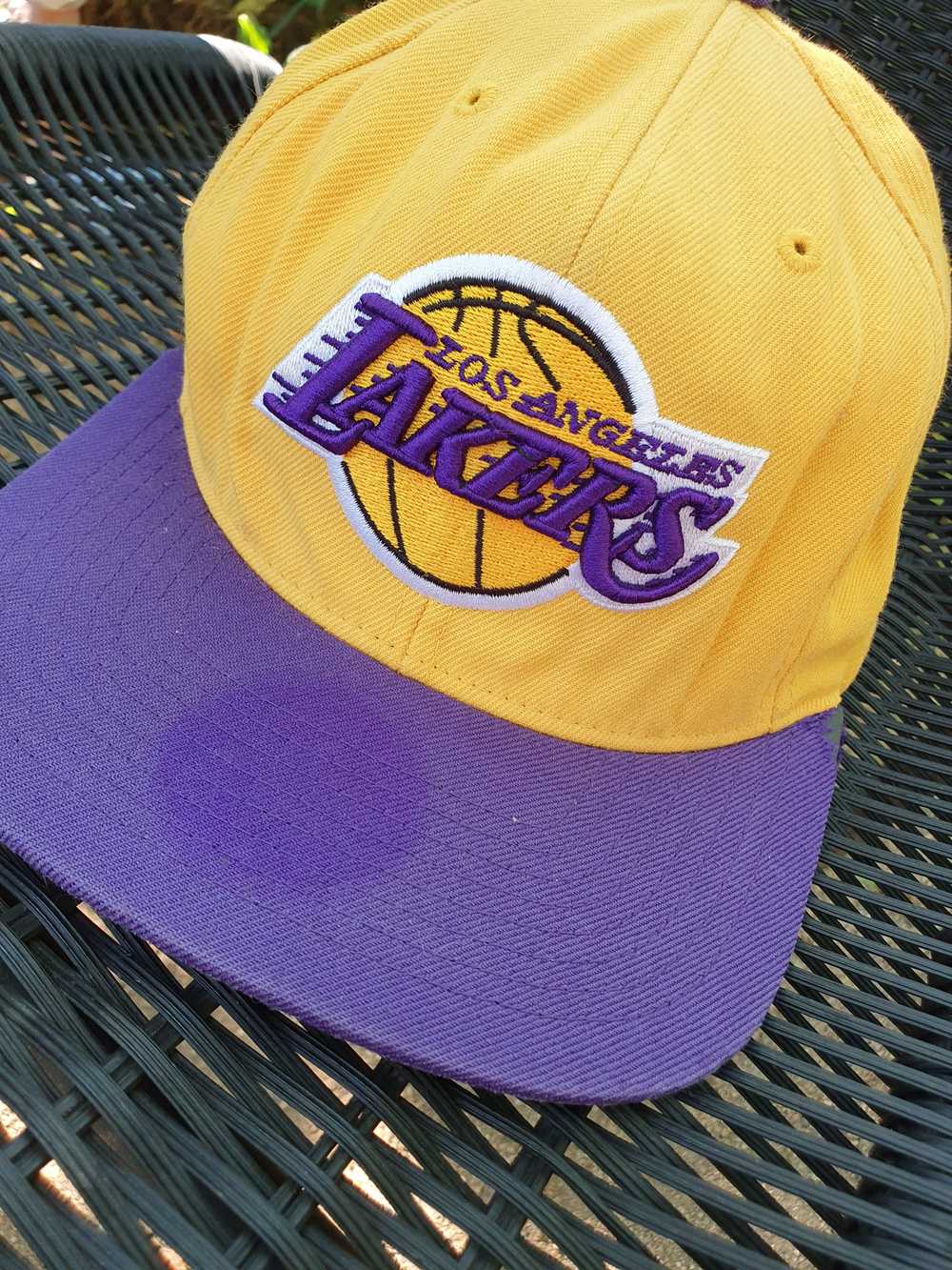 Mitchell & Ness × NBA × Swag LA Lakers Mitchell & Ness Hardwood Snapback Hat size all