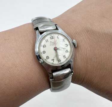 1940s watch brooch lunesa - Gem