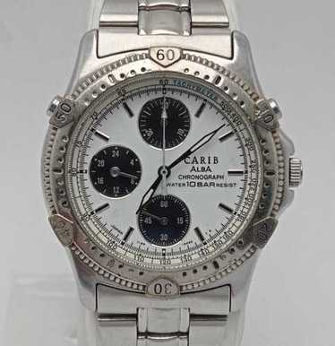 SEIKO ALBA CARIB ALARM CHRONOGRAPH 腕時計 SEIKO - SEIKO ALBA CARIB ALARM CHRONOGRAPH 腕時計の通販 by