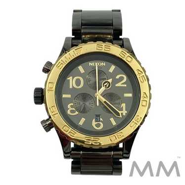NIXON ニクソン 42-20 Chrono Matte Black/Gold Nixon Gold 42-20 Chrono A037-502-00 Watch – Crown Jewelers