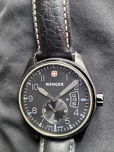 はんぷてぃ　SWISS MILITARY ブラック　ML２４７ Swiss Military Hanowa Black Genuine Leather Men's Watch