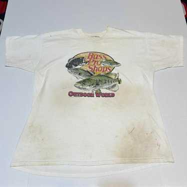 XL Vintage Short Sleeve T Shirt Mens 00s Bass Pro Shops
