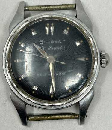 1950's BULOVA 23石　手巻き　ジャンク 激レア！ビンテージ、稼働中】ブローバ BULOVA 23石 手巻き腕時計