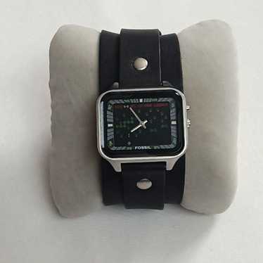 時計 00s y2k fossil big tic moving watch blk Big Tic Fossil Watch - Etsy