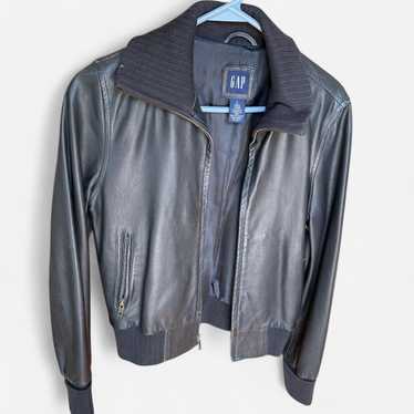 Vintage leather bomber gap jacket - Gem