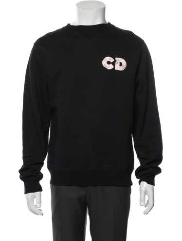 DIOR Daniel Arsham スウェット XXS ブラック DIOR SS20 Daniel Arsham Faded 3D Logo Print Black Crewneck