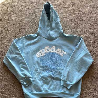 最終値下げSP5DER WEBSUIT HOODIE SKY BLUE パーカー Sp5der Web Hoodie Sky Blue Men's - SS23 - US