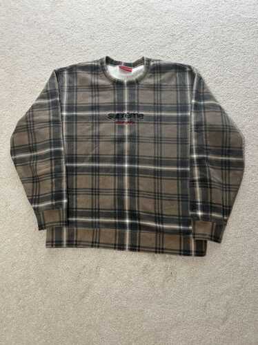 Supreme logo plaid - Gem