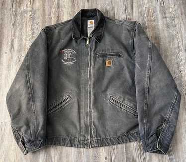 Carhartt J97 PTL グレー カバーオール Carhartt J97 PTL Detroit Jacket Vintage USA WorkWear Gray