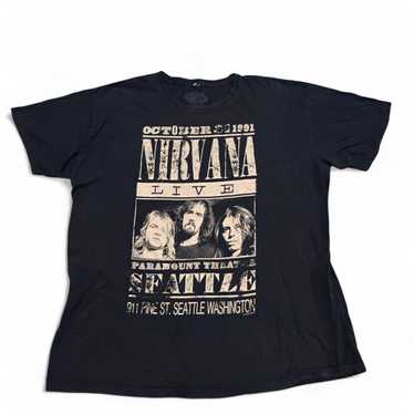 RASHOMONG(ラショウモン) ★nirvana world tour washing T Nirvana - live 10/31/91 - Gem