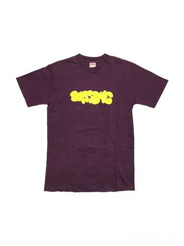 2001 RARE Supreme Bubble Letter Throw Up Tee Size Large | eBay