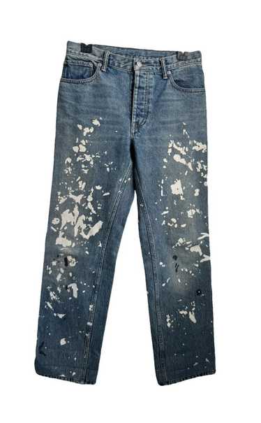 1999 helmut lang “本人期” painted denim W30 USED】HELMUT LANG 1999 PAINT DENIM PANTS | KONBINI
