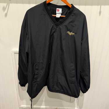 60s Rawlings ベースボールコーチジャケット　vintage アメリカ古着 Rawlings USA製 ナイロンジャケット コーチ