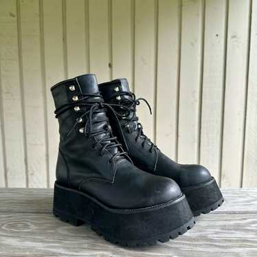 UNIF ARMADA ミリタリーブーツ24.5 UNIF ARMADA ミリタリーブーツ24.5 Unif Armada Boots - Gem