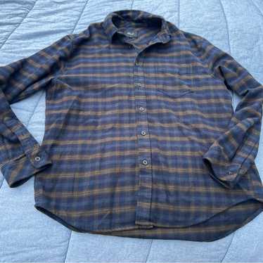 Rails Forrest Flannel Button Down Shirt In Navy/B… - image 1