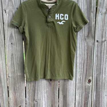 Mens hollister green t - Gem
