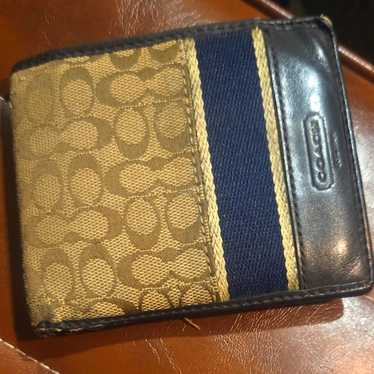 希少✨ Vintage Coach 二つ折り 財布 Wallet ネイビー Coach Blue Wallets for Women with Vintage for sale | eBay