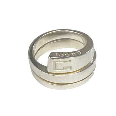 アクセサリー OLD GUCCI Spiral Ring Silver 925 Gucci spiral silver ring - Gem