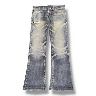 TORNADO MART 退廃 crash design cut sew Distressed denim × tornado - Gem