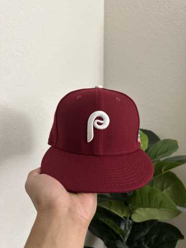 New Era 59FIFTY フィリーズ 7 1/8 バーガンディ ニューエラ 59FIFTY フィラデルフィア フィリーズMLB 1980 WORLD
