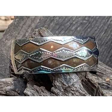 Doug Etsitty Handmade Pueblo Vintage Native American Navajo Sterling Silver Bracelet Doug Etsitty Handmade Pueblo Vintage Native American Navajo Sterling Silver Bracelet