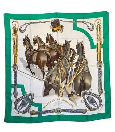 カ*ネ様 値下げ！HERMES ATTELAGE EN ARBALETTE シル Attelage en Arbalete forever scarf 90 - Brown | Hermès USA