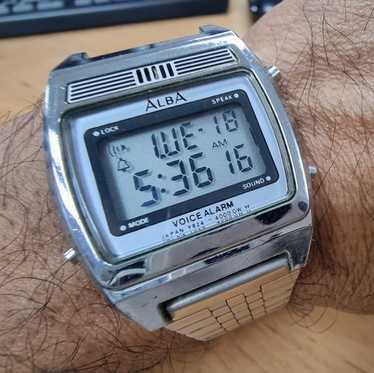 SEIKO ALBA SPEAK TIME VOICE ALARM 腕時計 SEIKO ALBA SPEAK TIME VOICE ALARM 腕時計