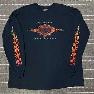 90s) harley davidson flame - Gem