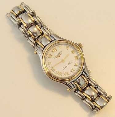 LONGINES Golden Wing 時計 Longines Golden Wing L3.606.5 18K Gold Quartz Watch. - Etsy