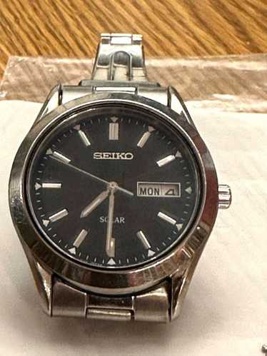 SEIKO セイコー SOLAR 100M V158-0AR0 ソーラー 腕時計 Seiko v158 solar black - Gem