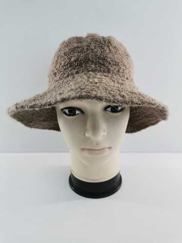 ハット VALENTINO IVORY FELT BUCKET HAT Rare Vintage MARIO VALENTINO Bucket Hat, Mario Valentino Hat