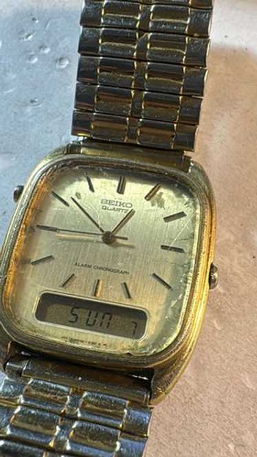 SEIKO H449-5050A0　デジアナ　クオーツ　ビンテージ Vintage Seiko Dress Formal Ana/Digi Original Japan Men's