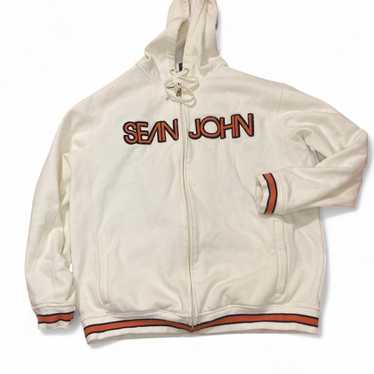 Sean John ホワイト ジャンパー L/XL White sean john hoodie - Gem
