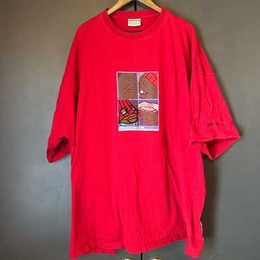 PLATINUM FUBU FAT  刺繍 ゲームシャツ XXL Vintage Platinum FUBU Fat Albert And The Junkyard Gang Shirt